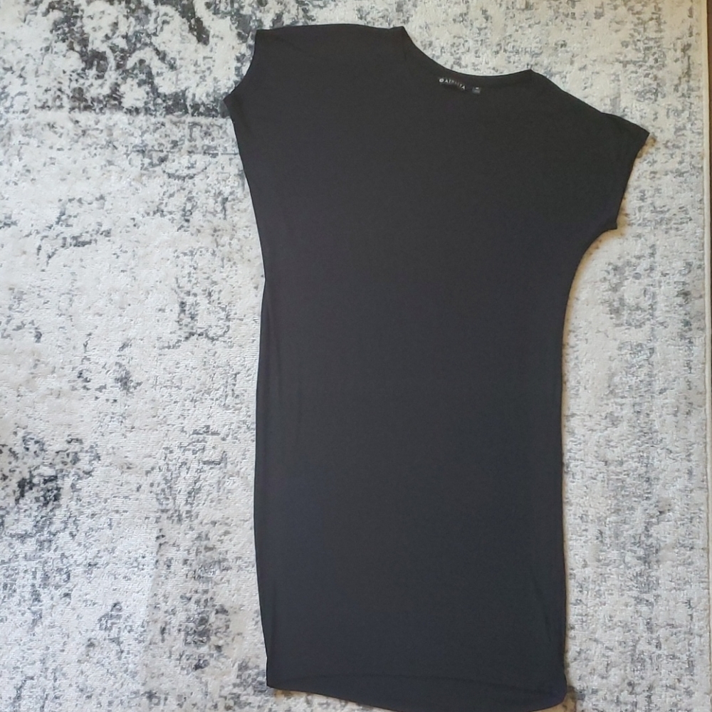 Athelta asymmetrical midi t-shirt dress